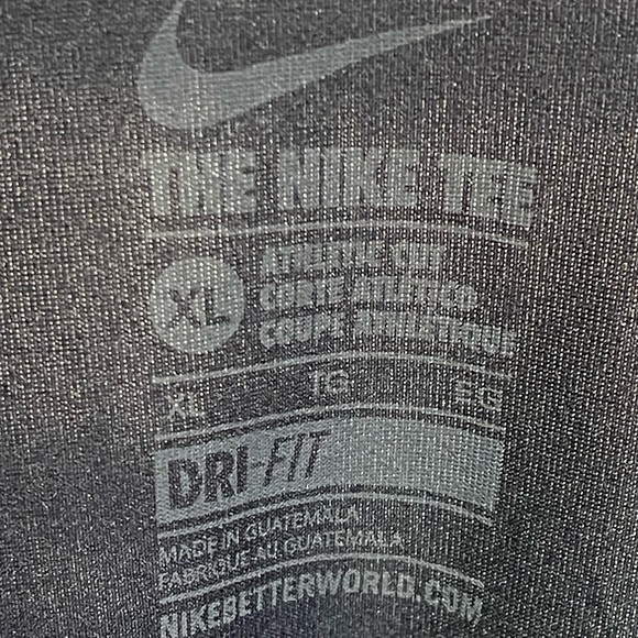 Nike Dri-Fit Workout Fitness Athletic Cut Long Sleeve Shirt Size XL UNISEX - Picture 2 of 6